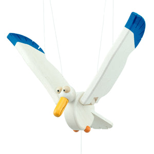 Flying Swinging Seagull Alby - U+ME Wooden Toys