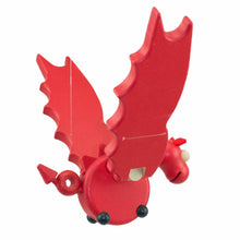 Flying Swinging Welsh Dragon - U+ME Wooden Toys