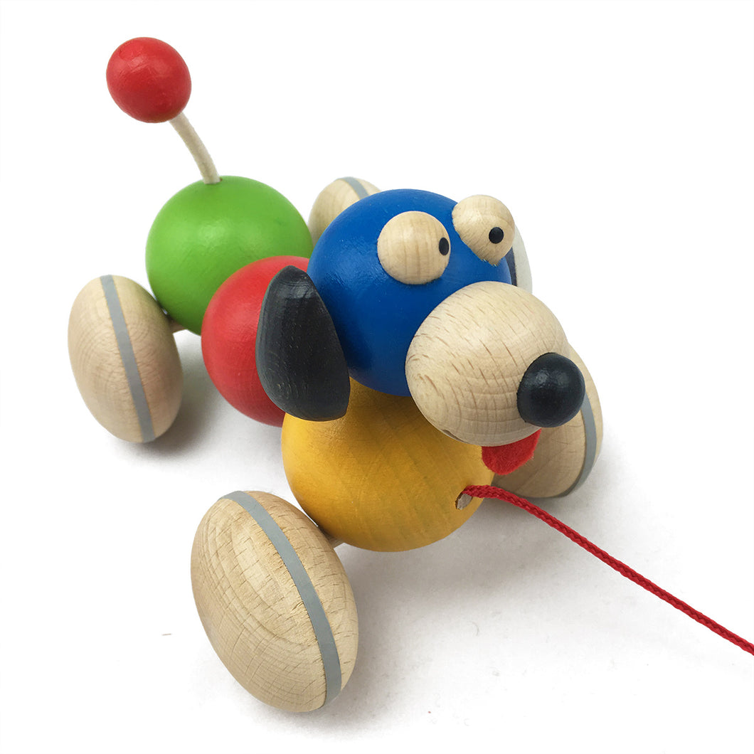 Wiggly Rainbow Dog - U+ME Wooden Toys