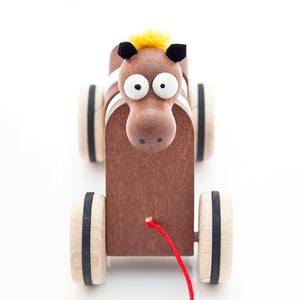 Horse Pull Along - U+ME Wooden Toys