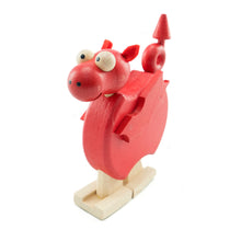 Welsh Dragon with Ramp - U+ME Wooden Toys