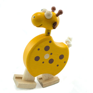 Giraffe with Ramp - U+ME Wooden Toys